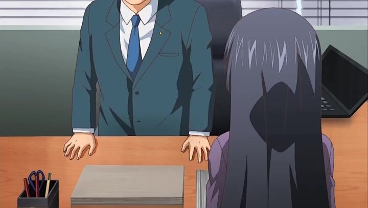 【成人动漫】JKとエロ議員センセイ「ドジっ娘メガネ秘書・初音~拗ねて抓ってハメスクワット