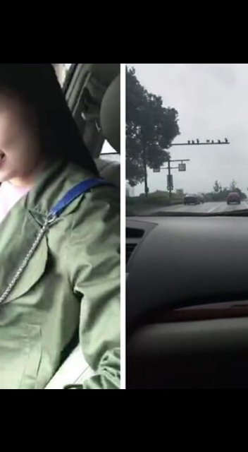 西装哥开车接女朋友下班,这女友也真饥渴大白天的让男友把车停在路边车震高清无水印